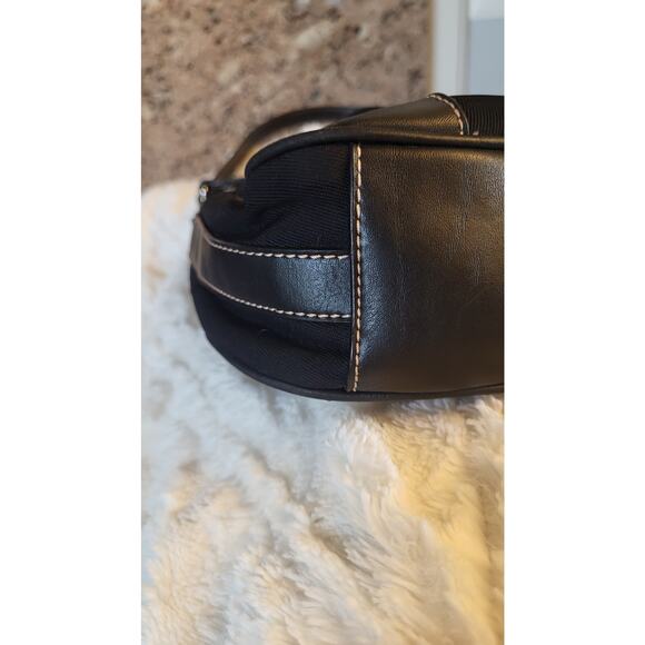 Etienne Aigner Black Shoulder Handbag with Front Pocket Design 80s - Picture 13 of 16